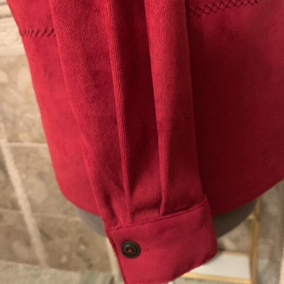 Alfred Dunner. Size 14P. Corduroy Long Sleeve Jacket/Shirt. Pockets. B85. - Picture 5 of 8